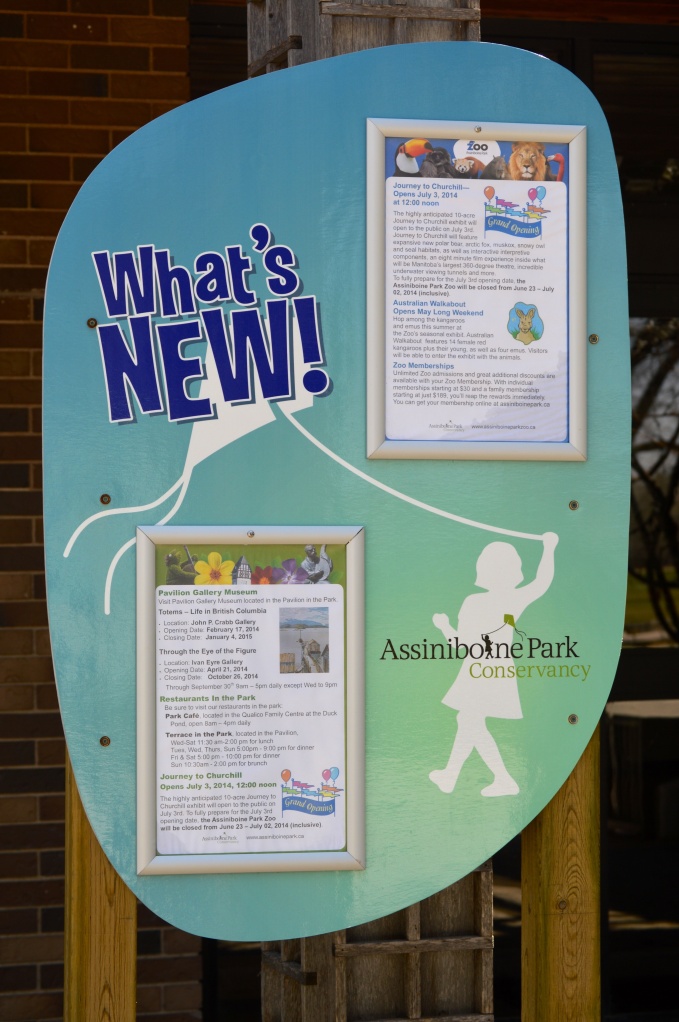 Outside of the conservatory the 'What's New!' Sign has been updated. 