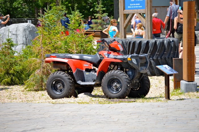 ...and this quad. There was also a snowmobile but for some reason I did not get a photo of it.