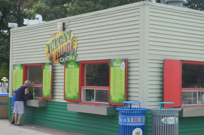 Toucan Ridge Cantina has a new paint job. Gone is the bright green and yellow.